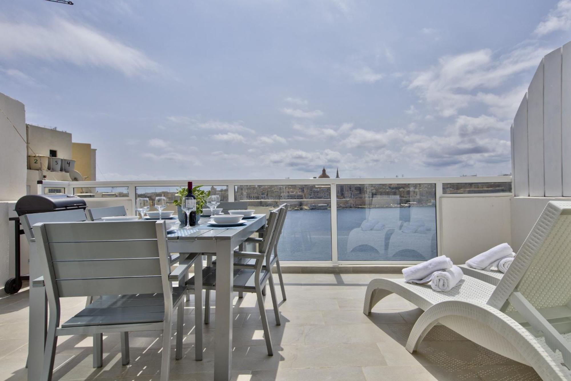 Bastions Seaview And Duplex Penthouse In By Shortletsmalta *