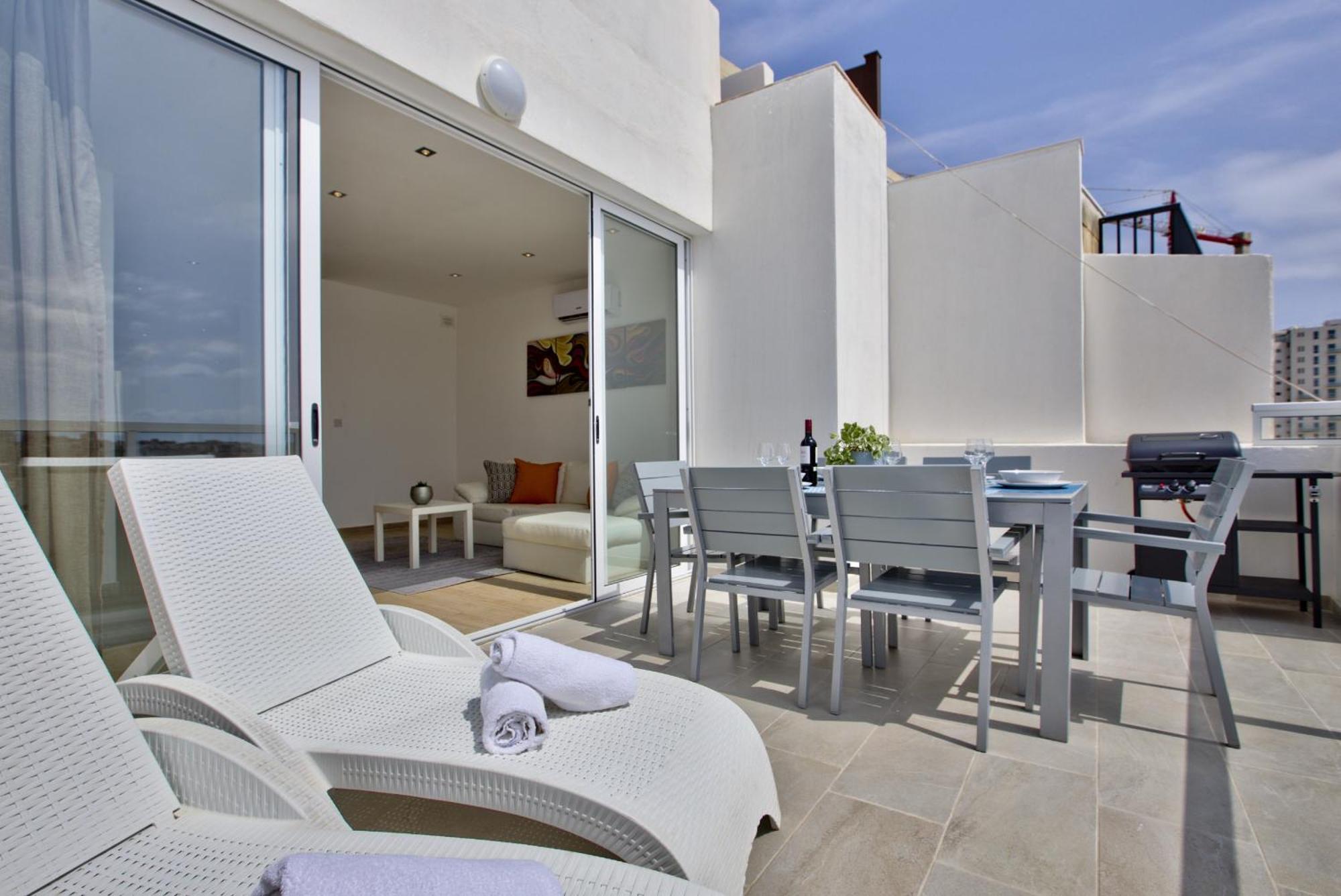 Bastions Seaview And Duplex Penthouse In By Shortletsmalta Sliema