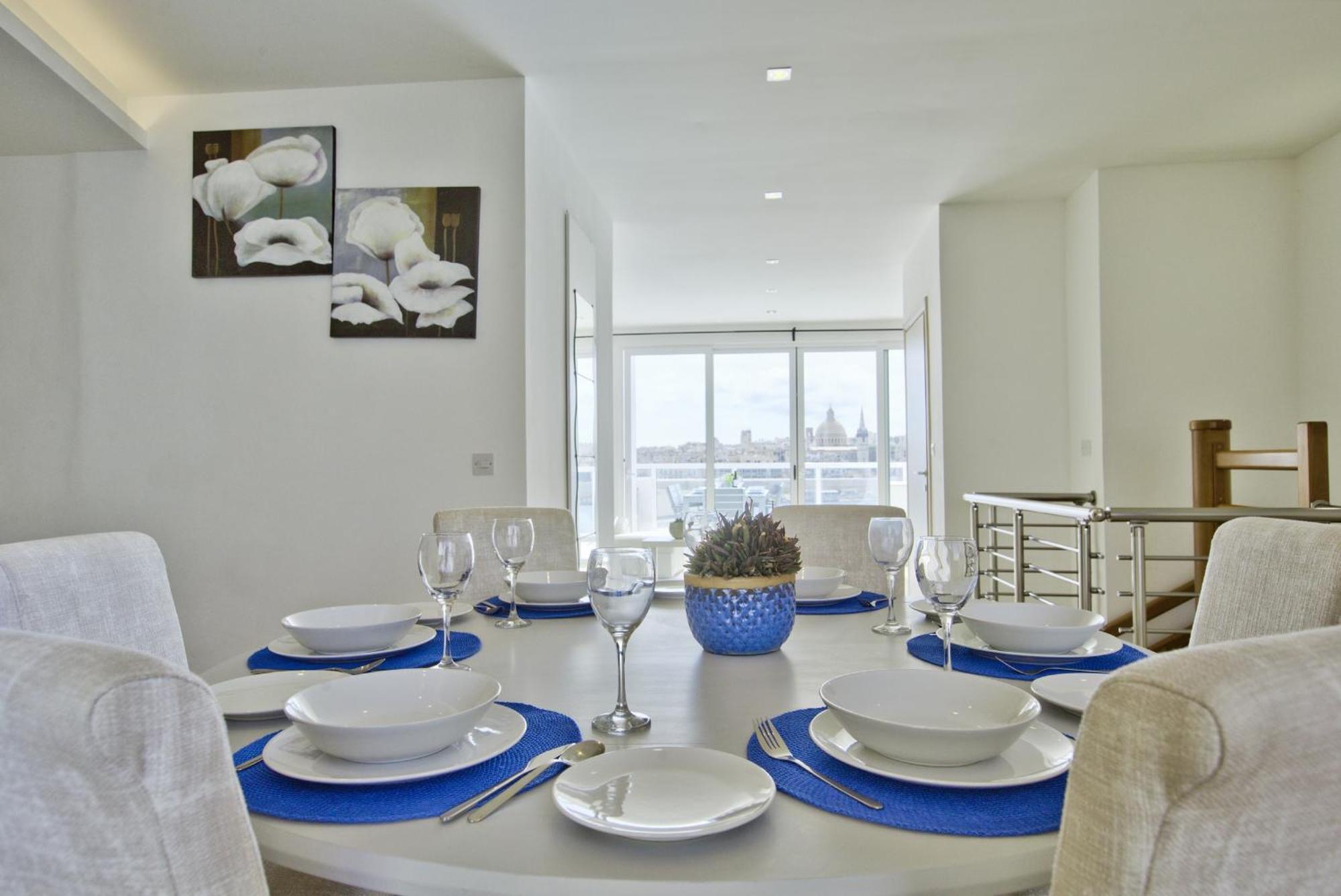 Bastions Seaview And Duplex Penthouse In By Shortletsmalta